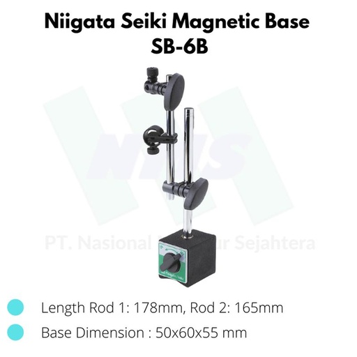 [EZM.1044115] Niigata Seiki Magnetic Base SB-6B Magnet