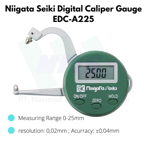 [EZM.1044117] Niigata Seiki Digital Caliper Gauge EDC-A225