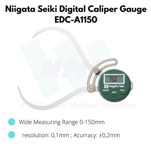 [EZM.1044302] Niigata Seiki Digital Caliper Gauge EDC-A1150