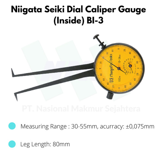 [EZM.1044118] Niigata Seiki Dial Caliper Gauge (Inside) BI-3