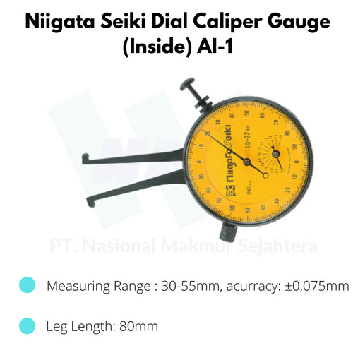[EZM.1044122] Niigata Seiki Dial Caliper Gauge (Inside) AI-1
