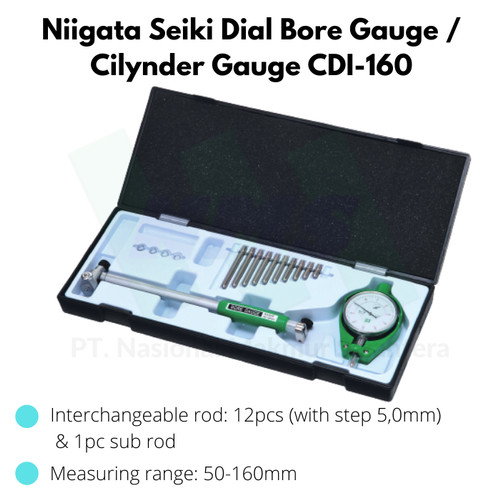 [EZM.1044125] Niigata Seiki Dial Bore Gauge / Cilynder Gauge CDI-160