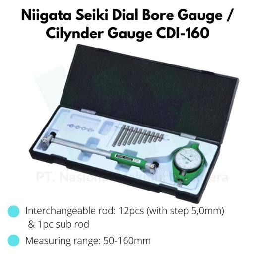 [EZM.1044125] Niigata Seiki Dial Bore Gauge / Cilynder Gauge CDI-160