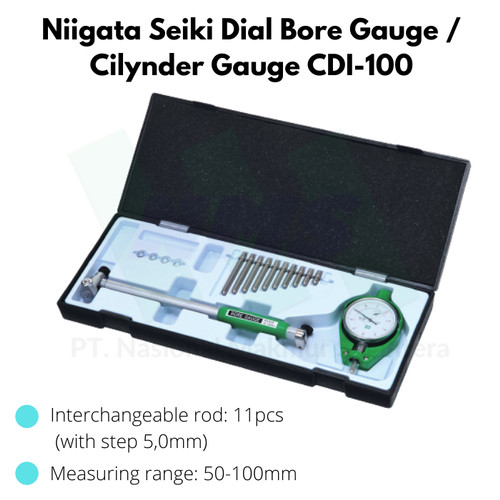 [EZM.1044126] Niigata Seiki Dial Bore Gauge / Cilynder Gauge CDI-100