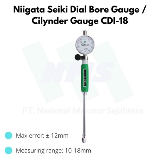 [EZM.1044128] Niigata Seiki Dial Bore Gauge / Cilynder Gauge CDI-18