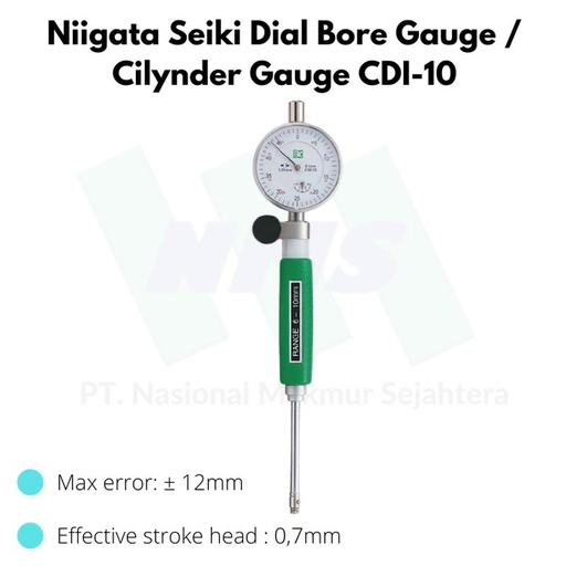 [EZM.1044129] Niigata Seiki Dial Bore Gauge / Cilynder Gauge CDI-10