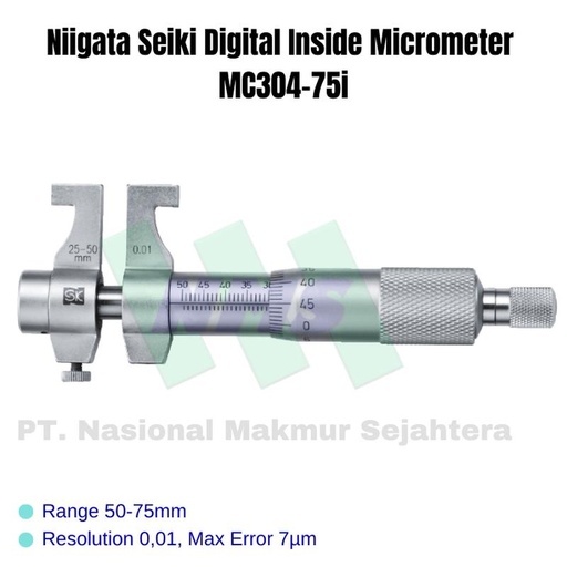 [EZM.1044137] Niigata Seiki Digital Inside Micrometer MC304-75i