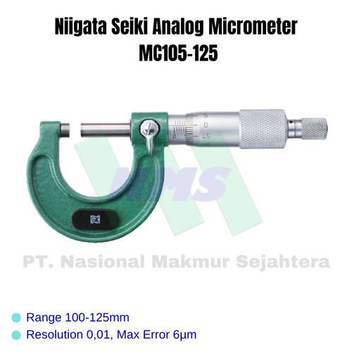 [EZM.1044139] Niigata Seiki Analog Micrometer MC105-125