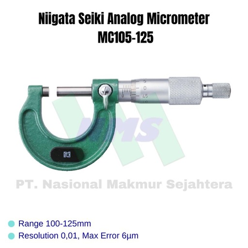 [EZM.1044139] Niigata Seiki Analog Micrometer MC105-125