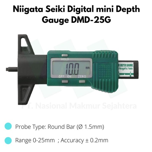 [EZM.1044147] Niigata Seiki Digital mini Depth Gauge DMD-25G
