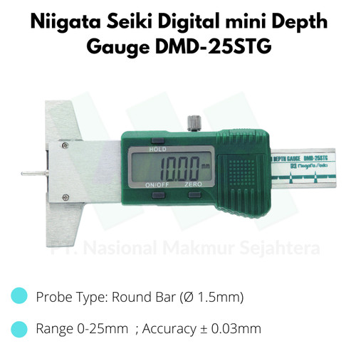 [EZM.1044148] Niigata Seiki Digital mini Depth Gauge DMD-25STG