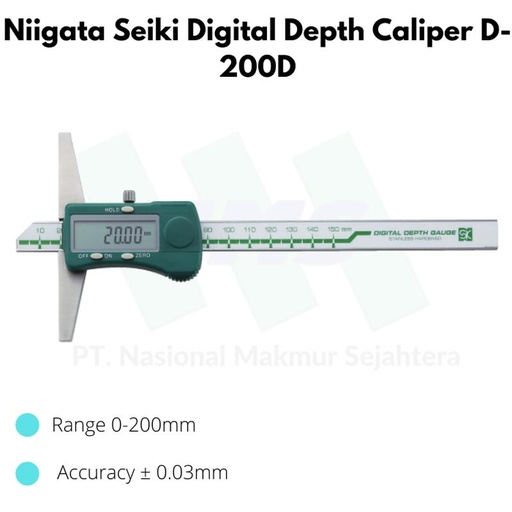 [EZM.1044152] Niigata Seiki Digital Depth Caliper D-200D