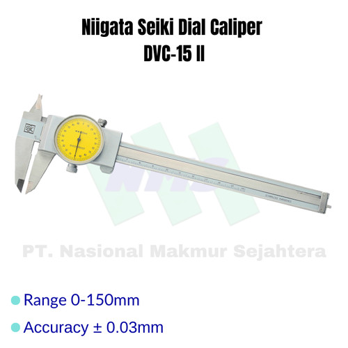 [EZM.1044158] Niigata Seiki Dial Caliper/Jangka Sorong DVC-15II