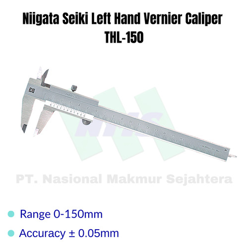 [EZM.1044159] Niigata Seiki Left Hand Vernier Caliper/Jangka Sorong THL-150