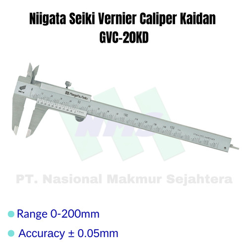 [EZM.1044163] Niigata Seiki Vernier caliper Kaidan/Jangka Sorong GVC-20KD