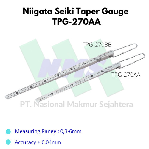 [EZM.1044180] Niigata Seiki Taper Gauge TPG-270AA