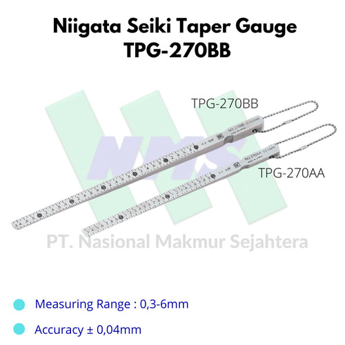 [EZM.1044181] Niigata Seiki Taper Gauge TPG-270BB