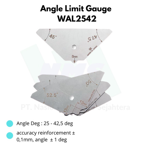 [EZM.1044183] Niigata Seiki Angle Limit Gauge WAL2542
