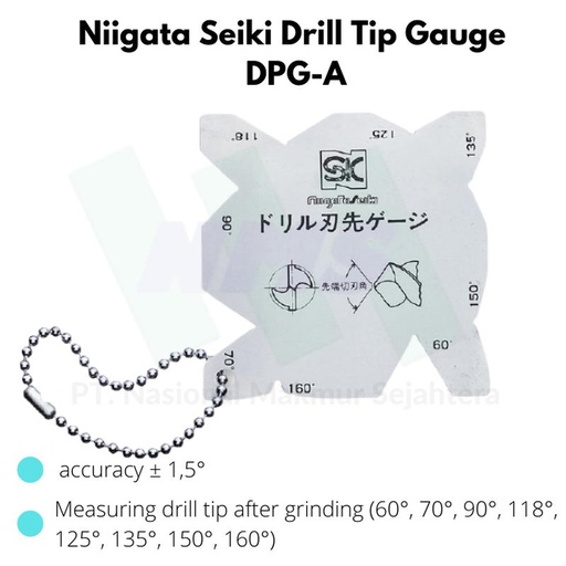 [EZM.1044186] Niigata Seiki Drill Tip Gauge DPG-A