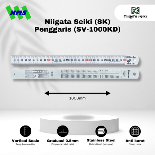 [EZM.1044228] Niigata Seiki (SK) Penggaris (SV-1000KD)
