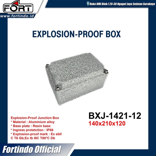 [EZM.1030456] Explosion-Proof Junction Box BXJ-1421-12 Merk FORT
