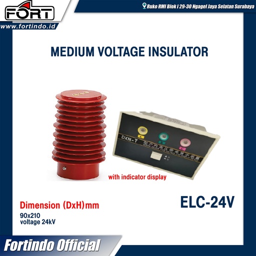 [EZM.1030505] Capacitive Insulator with Indicator Display ELC-24V MERK FORT