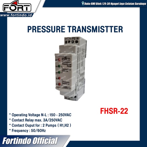 [EZM.1030548] Pressure Switch/Hidrophore Sequencing Relay FHSR-22 FORT