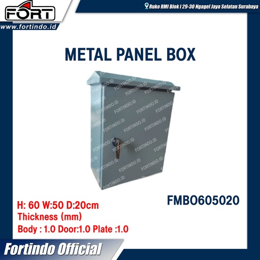 [EZM.1030552] Metal Panel Box Indoor FMBO605020 IP55 Merk FORT