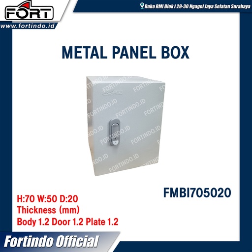 [EZM.1030573] Metal Panel Box Indoor FMBI705020 IP55 Merk FORT