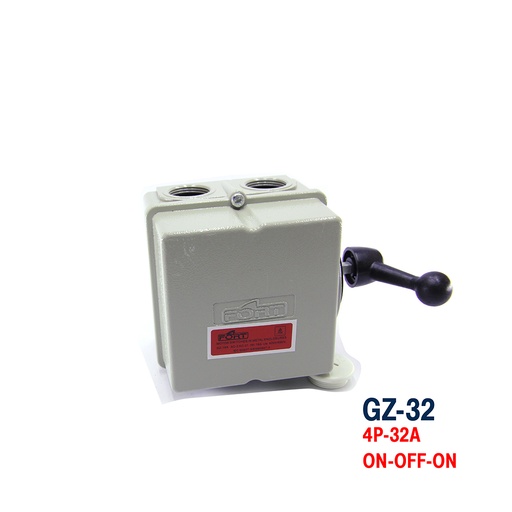 [EZM.1031710] Cam Switch GZ-32 4 Pole 32A Ohm Saklar Stater PLN GENSET ON-OFF-ON FORT