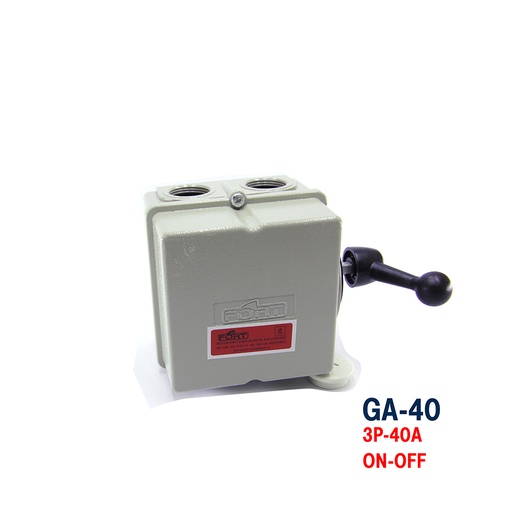 [EZM.1031714] Cam Switch GA-40 3 Pole 40A Ohm Saklar Stater PLN GENSET ON-OFF FORT