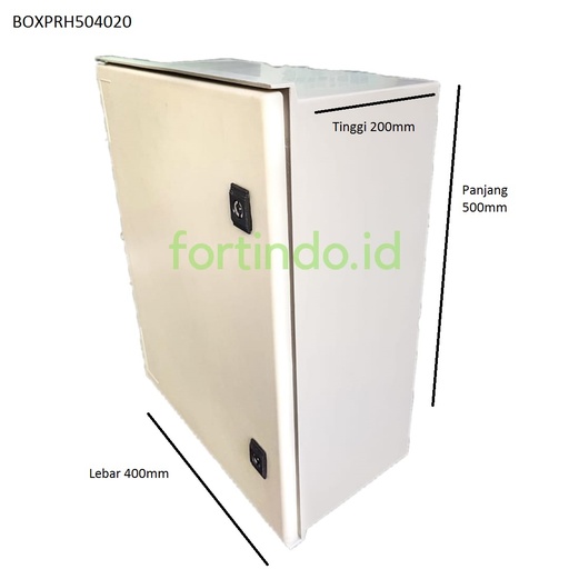 [EZM.1031742] Panel Box RH504020 Fiber Glass IP66 Steel Base Plate FORT