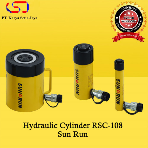 [EZO.1900009] Hydraulic Cylinder RSC-108 Cap 10T Stroke 203mm 700bar Sun Run