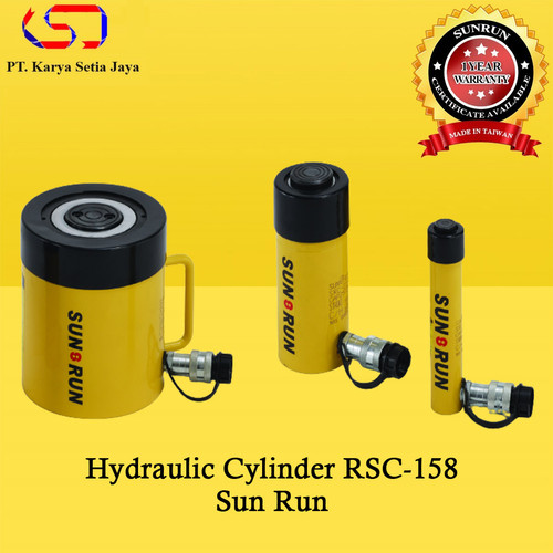 [EZO.1900013] Hydraulic Cylinder RSC-158 Cap 15T Stroke 203mm 700bar Sun Run