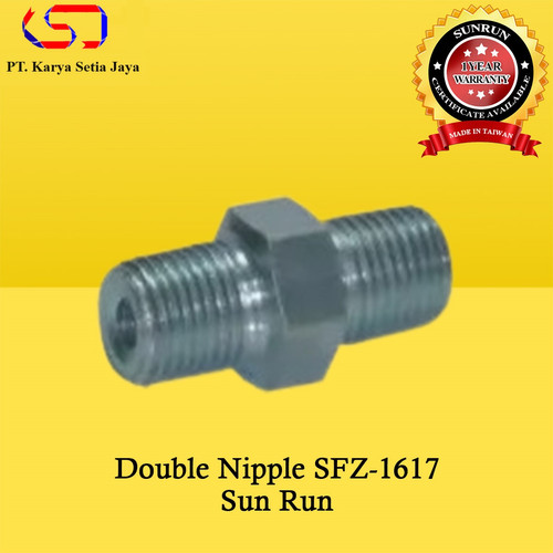 [EZO.1900034] Hex Nipple/Double Nipple SFZ-1617 NPTF Male Sun Run