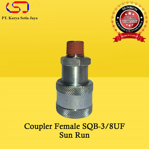 [EZO.1900040] Hydraulic Couplers Female SQB-3/8UF Sun Run
