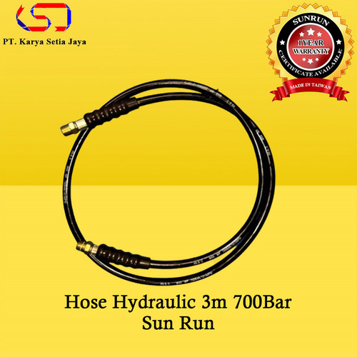[EZO.1900043] Selang Hidrolik/Hose Hydraulic 3m 700bar XU2-3M3NM3NM-S Sun Run
