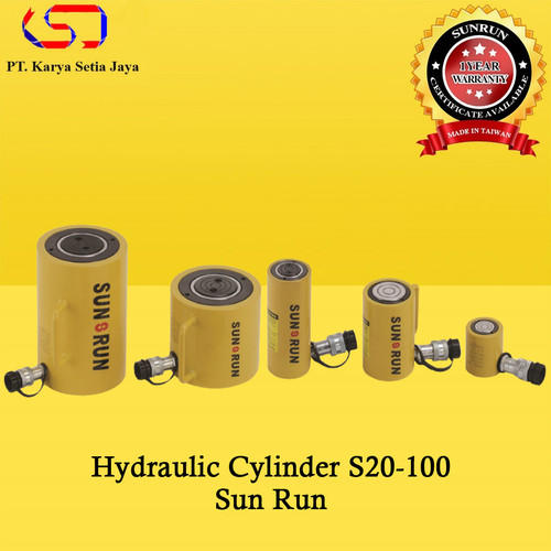 [EZO.1900050] Hydraulic Cylinder S Series S20-100 Cap 20t Stroke 100mm Sun Run