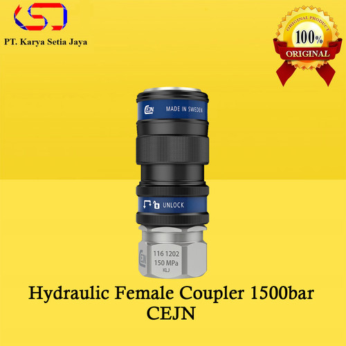[EZO.1900062] Hydraulic Female Coupler 1500bar/150Mpa CEJN