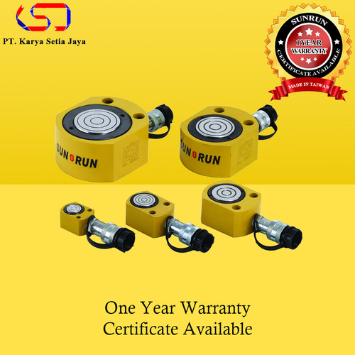 [EZO.1900071] Hydraulic Flat Cylinder RSSM-200 Cap 20t Stroke 11mm SUN RUN