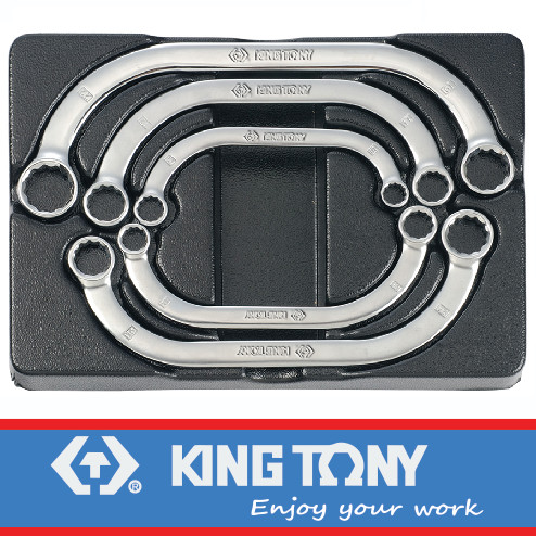 [EZM.8901215] 5PC HALF MOON RING WRENCH SET / KUNCI RING BULAN - KING TONY 9-1905MR