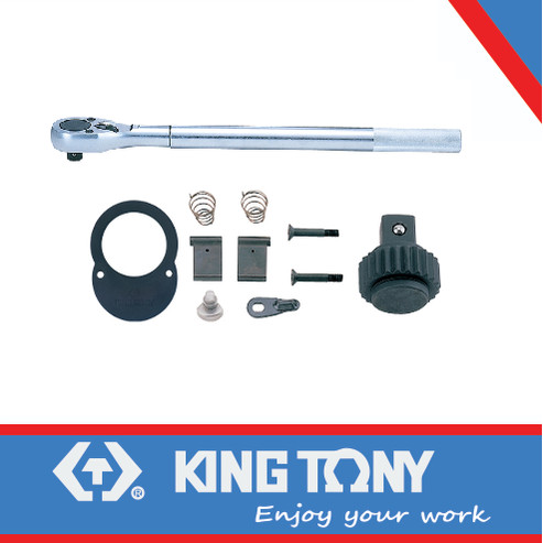 [EZM.8900127] GAGANG SHOCK - REVERSIBLE RATCHET 1" DR 800MM 32" KNURL - KING TONY 8779-32F