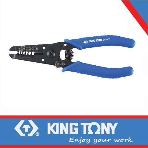[EZM.8900130] WIRE STRIPPER+CUTTER 6" - KING TONY 6741-06