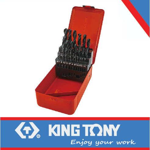 [EZM.8900193] 25PC DRILL SET WITH METAL BOX 1.0MM-13.0MM (0.5MM STEP) - 11325SQ