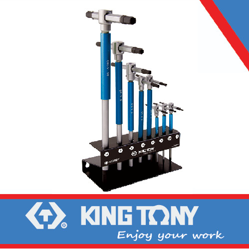 [EZM.8901246] 8 PC T-handle Wrench Set (For hexagon head screws) - KING TONY 23208MR