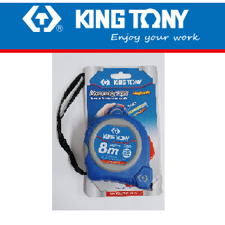 [EZM.8900409] METERAN - 8M X 25mm MEASURING TAPE MAGNETIC HOOK KINGTONY 079094-08C