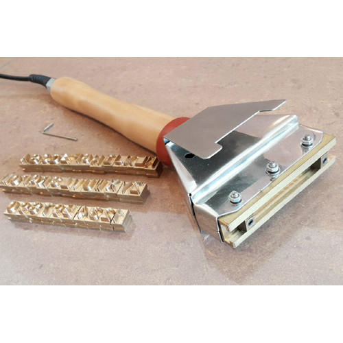 [EZM.8900520] ELECTRIC TYRE BRANDER 1/2" STEMPEL BAN LISTRIK SATU SET TBM-010