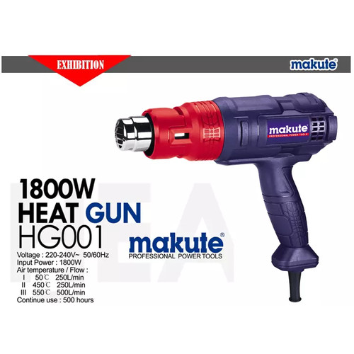 [EZM.8900534] HEAT GUN 1800W MAKUTE - ELECTRIC POWER TOOLS - HG001