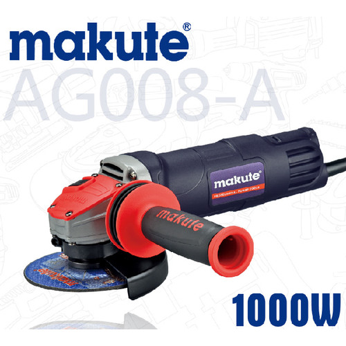 [EZM.8900543] GERINDA TANGAN - ANGLE GRINDER 1000W MAKUTE - ELECTRIC POWER - AG008-A