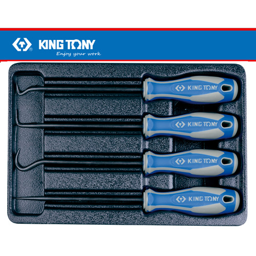 [EZM.8901272] CARA HOSE & PICK SET MURAH 4PC.HOOK & PICK SET- KING TONY - 09-30904AY